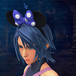 KH 0.2 BbS - Wardrobe Pieces - Head - Minnie Ears (Blue Bow)