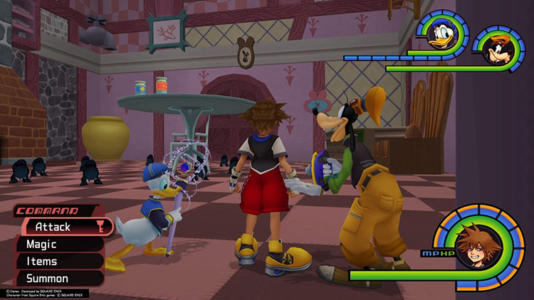 If you see this when you enter, you’re good to go / Kingdom Hearts 1.5