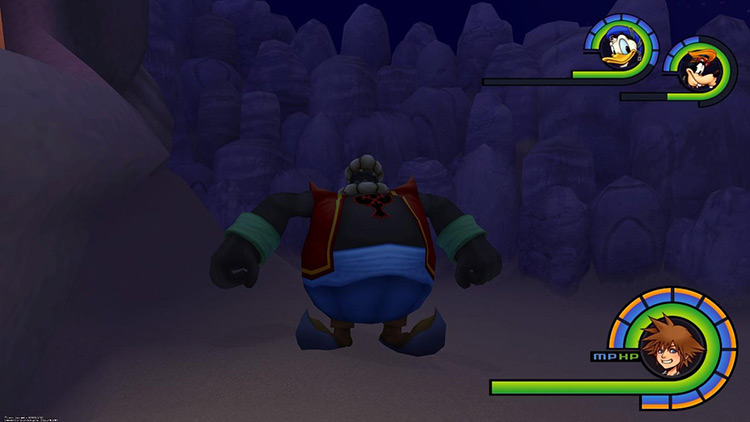 Fat Bandits outside the Cave of Wonders / Kingdom Hearts 1.5