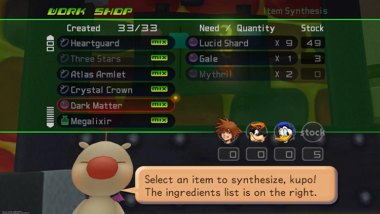 An Important Item, Kupo! / Kingdom Hearts 1.5