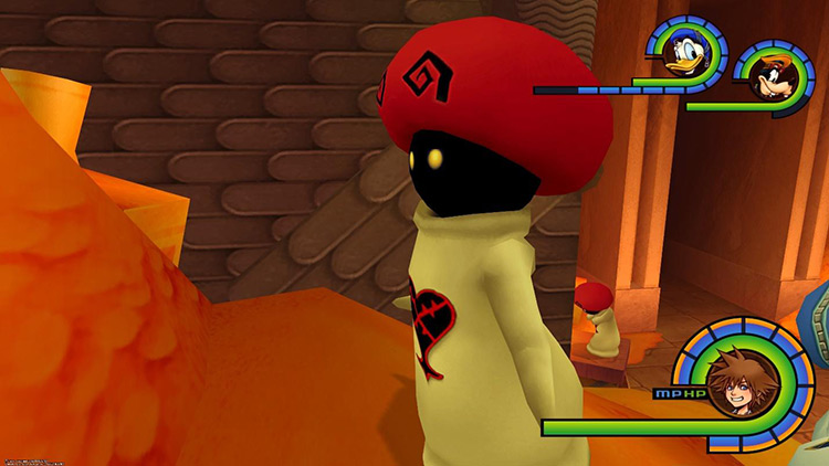 A White Mushroom, just chilling / Kingdom Hearts 1.5