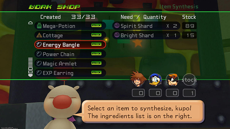 What can you make, Kupo / KH1.5