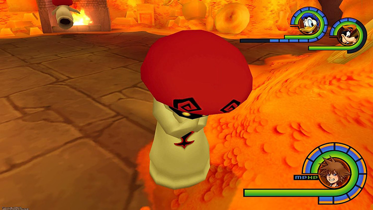 A White Mushroom actually chilling / Kingdom Hearts 1.5