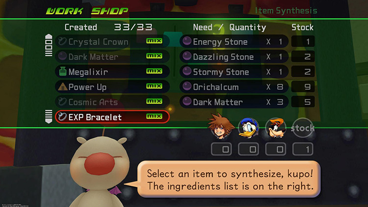 Good for EXP, Kupo! / KH1.5