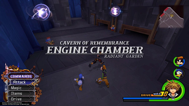 Remember to always pay attention to your Engine Chamber light / Kingdom Hearts II - Final Mix