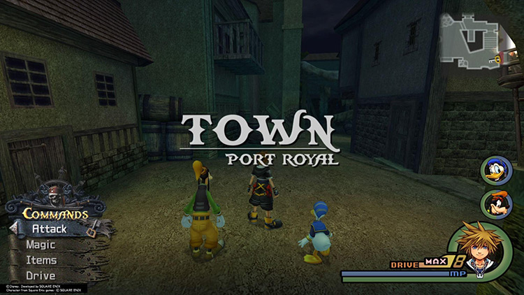 Starting point in Port Royal farming route / KH2FM