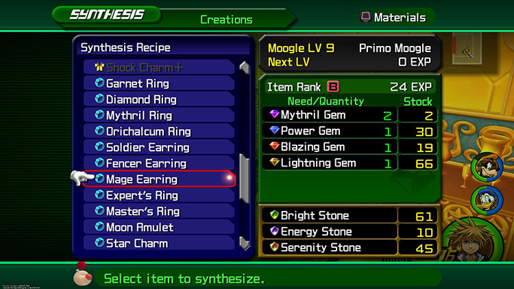 The Mage’s Earring! Just one, though / KH2FM