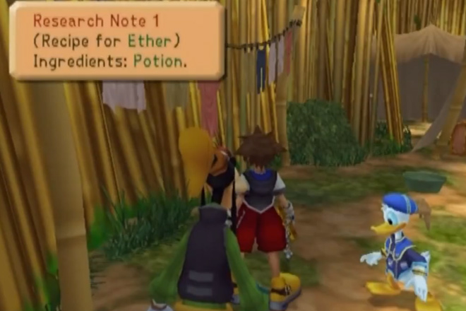 kingdom hearts deep jungle camp site research note #1