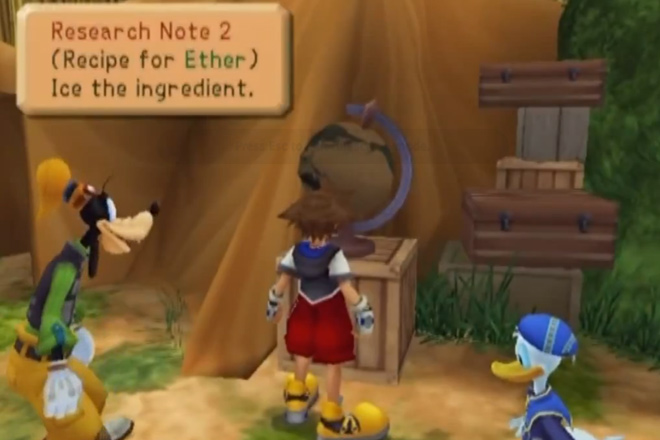 kingdom hearts deep jungle camp site research note #2