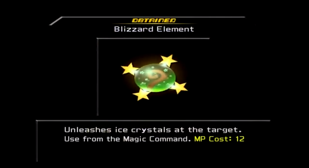 KH2 - Blizzard Element