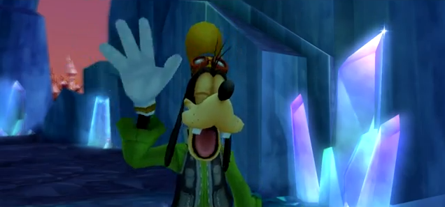 KH2 - Goofy in Hollow Bastion