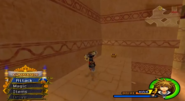 KH2 - Treasure Chest in Agrabah