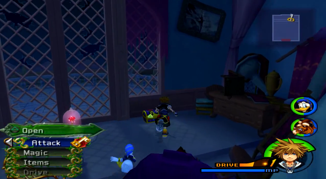 KH2 - Treasure Chest in Beast's Castle