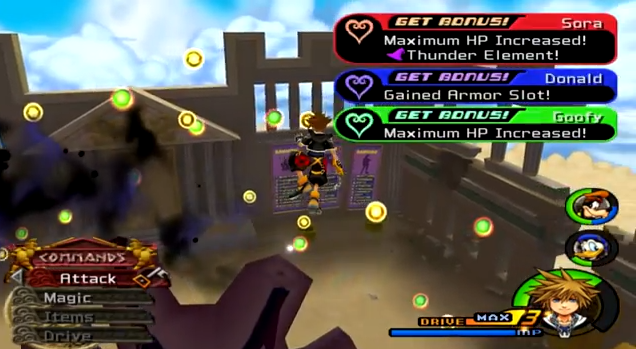 KH2 - 1st Thunder Element in Olympus Coliseum