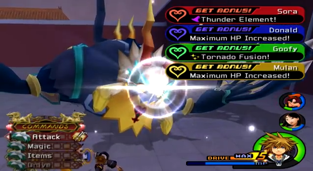 KH2 - 2nd Thunder Element in Land of Dragons