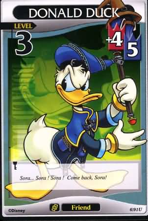 Disney Kingdom Hearts TCG English Card U #3/91 - Base Set Sora Lv3 